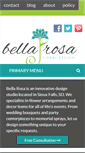 Mobile Screenshot of bellarosafloral.com